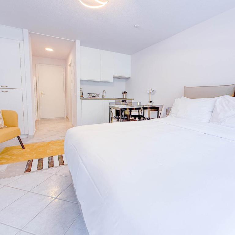 Hôtel des Bains de Saillon - Studio Élégance Famille - 9