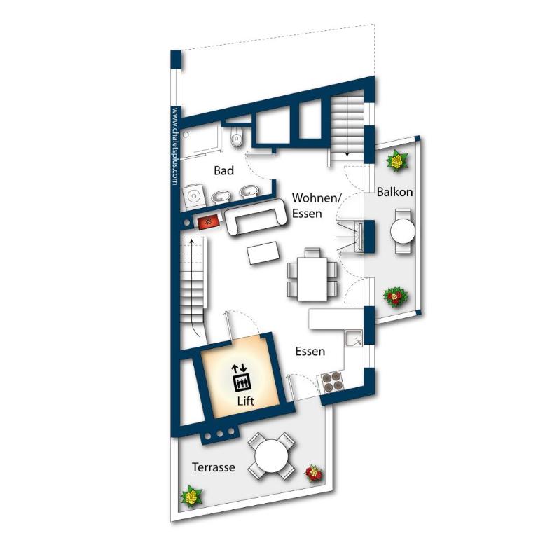 Penthouse JenSen - Apartment mit 2 Schlafzimmern und Bergblick - 28