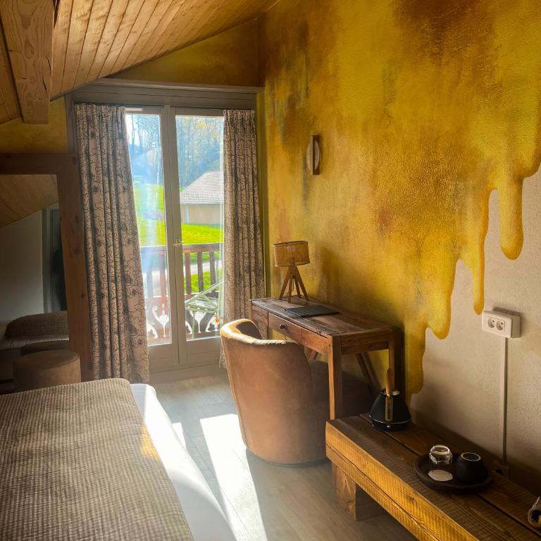 L'Arborescence - Chambre Double ou Lits Jumeaux avec Balcon - 2