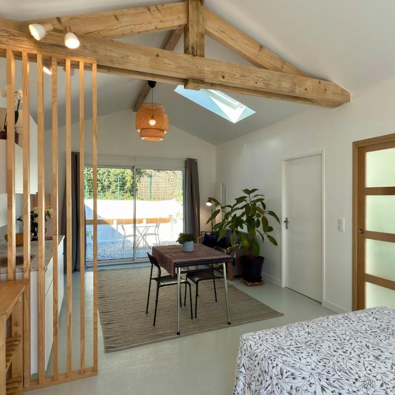 Grand studio mitoyen, calme et indépendant - Forêt et plages à Anglet - Apartment mit 1 Schlafzimmer - 7