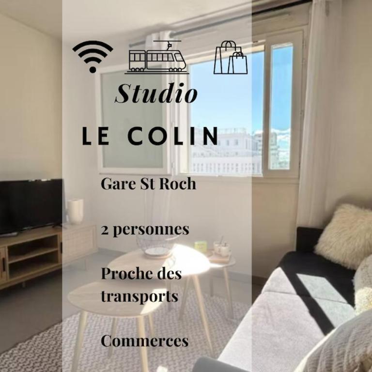 071 - Studio le Colin, Central Gare Saint-Roch - Monolocale - 1