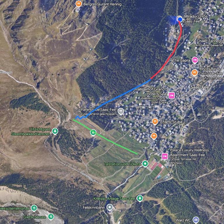 Mirador auf der Sonnenterrasse von Saas-Fee - Apartment mit 2 Schlafzimmern - 42