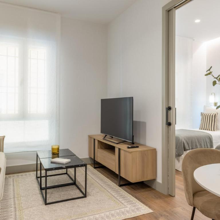 2 single beds in Chamberi - One-Bedroom Apartment - 2