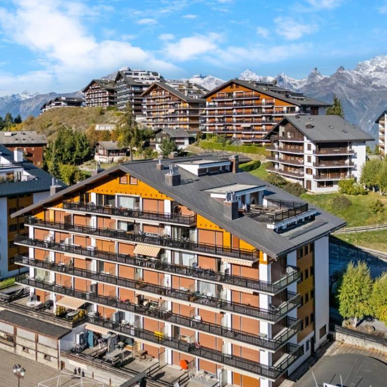 Les Bouleaux D1 - 2-4 pers - centre station - Studio mit Bergblick - 9