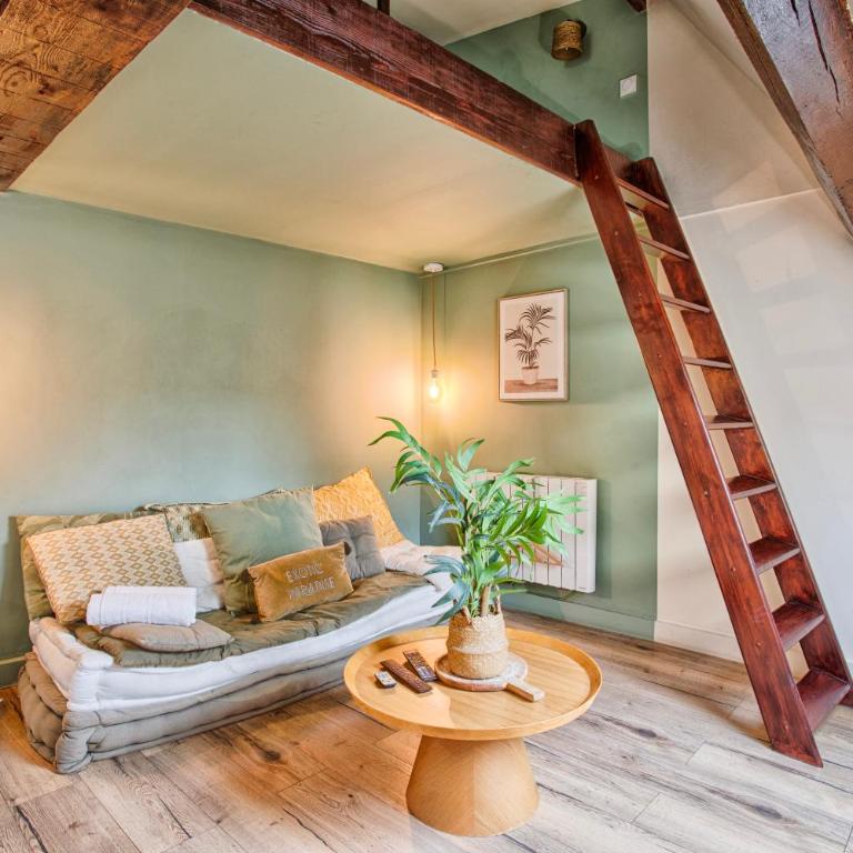 Le Criquet - Hypercentre - Filet de détente - Apartment mit 1 Schlafzimmer - 20