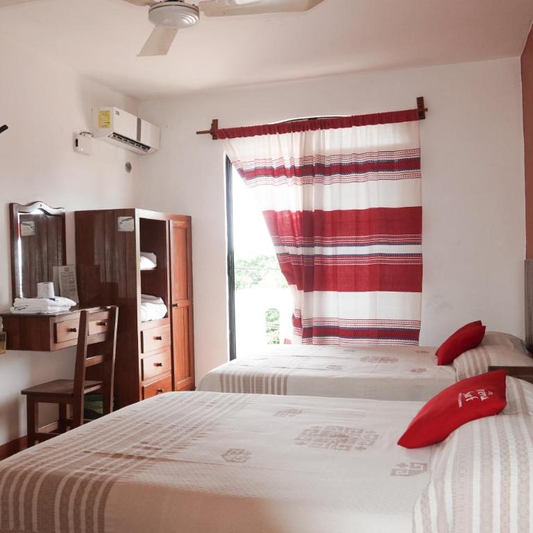 Arena Surf Hotel, Puerto Escondido - Habitación Deluxe con 2 camas grandes - 1