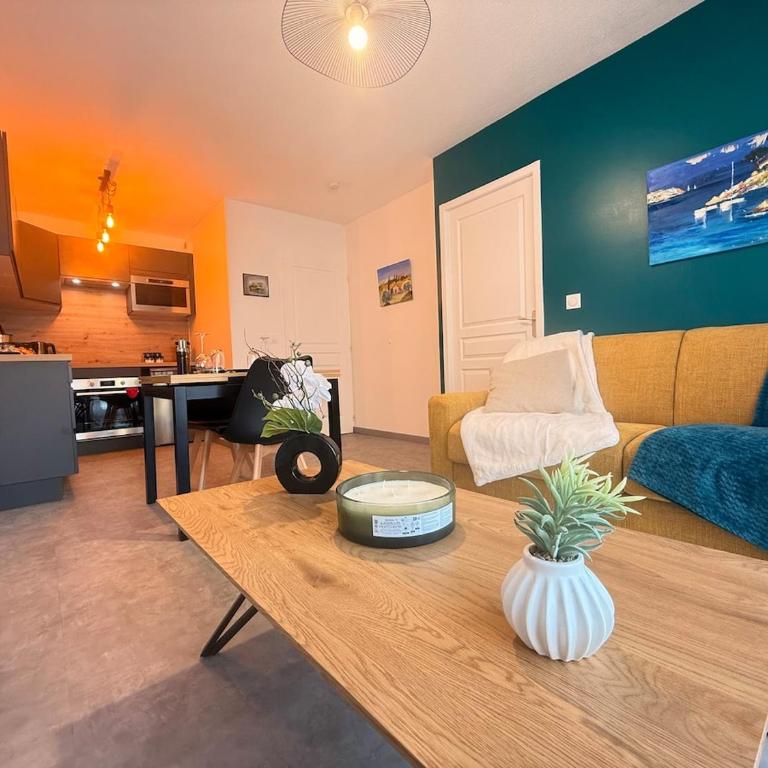 App 2-4 Proche Gare Terrasse Garage - Appartement 1 Chambre - 9