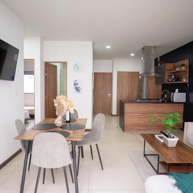 Colonia Americana Patio privado King WiFi Cerca Chapultepec - Two-Bedroom Apartment - 17