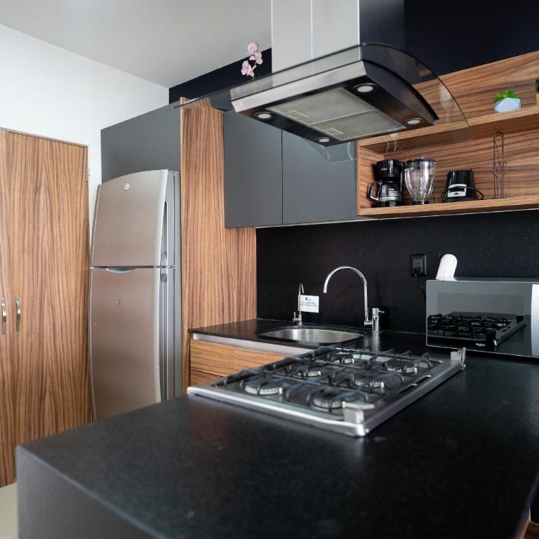 Colonia Americana Patio privado King WiFi Cerca Chapultepec - Two-Bedroom Apartment - 21