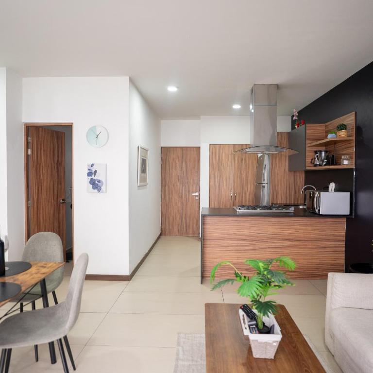 Colonia Americana Patio privado King WiFi Cerca Chapultepec - Two-Bedroom Apartment - 29