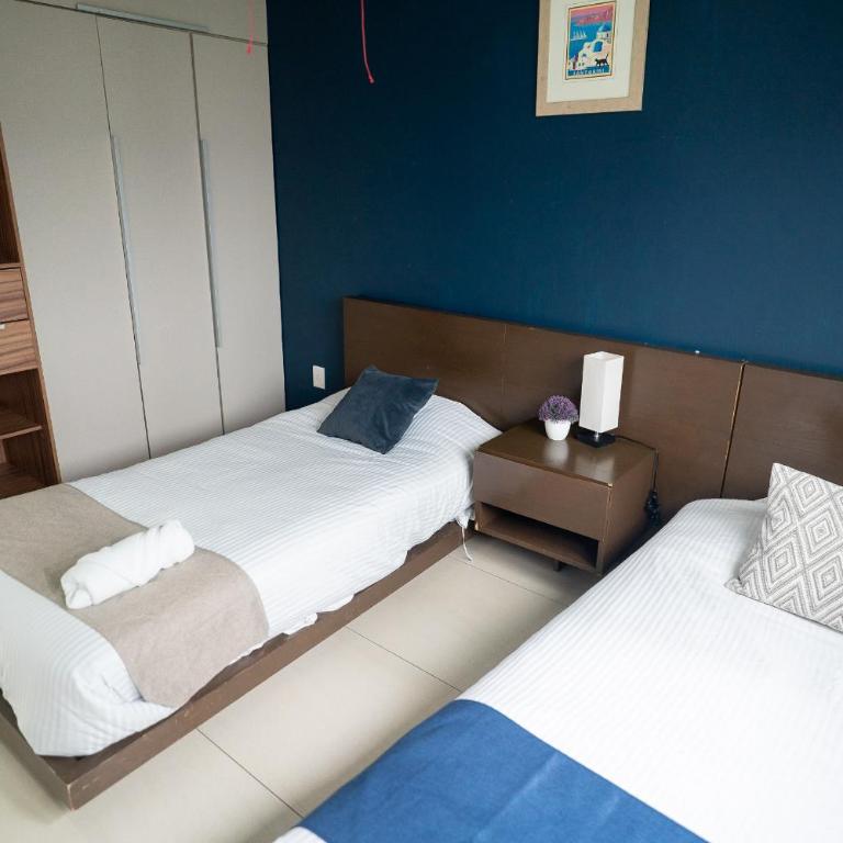 Colonia Americana Patio privado King WiFi Cerca Chapultepec - Two-Bedroom Apartment - 54