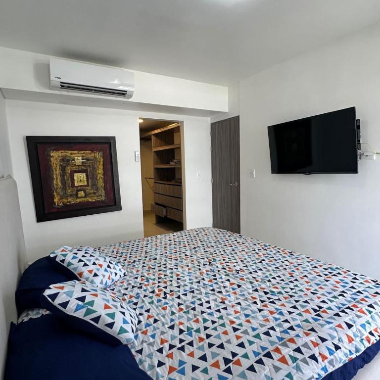 Apartamento cómodo en Conjunto residencial Castelo Cartagena - Two-Bedroom Apartment - 9
