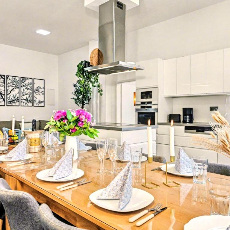 Scandi Loft für bis zu 12, Whirlpool, Sauna, Gaming, Nordstadt - Appartement 3 Chambres - 49