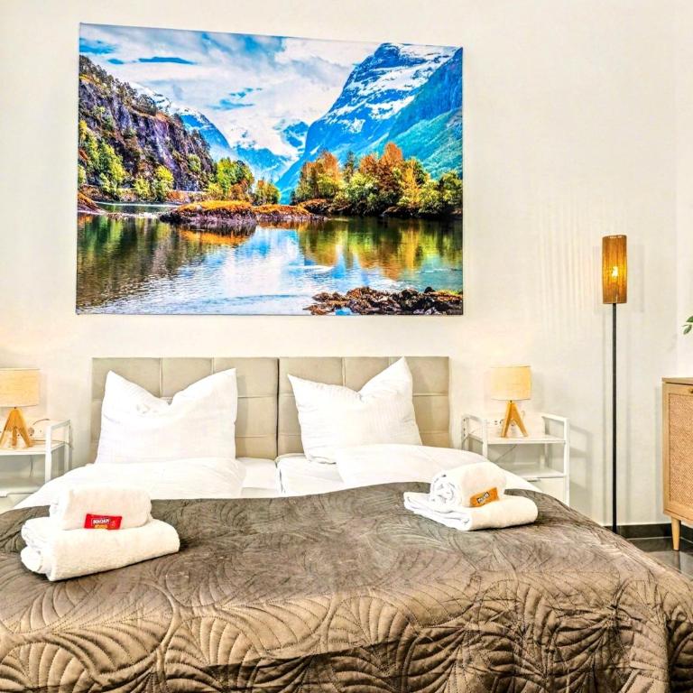 Scandi Loft für bis zu 12, Whirlpool, Sauna, Gaming, Nordstadt - Appartement 3 Chambres - 72