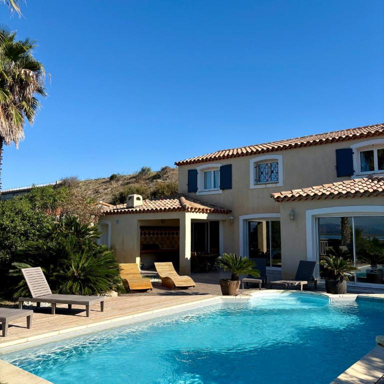 Villa piscine privée superbe Vue Etang Leucate 8JBART580 - Ferienhaus - 1