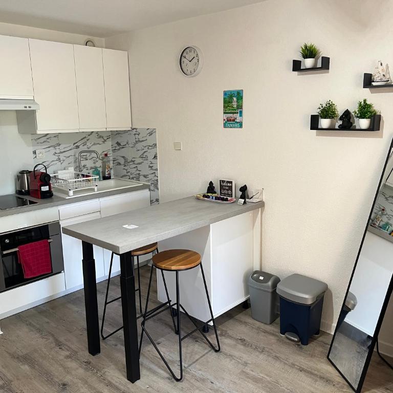 Charmant studio calme bord de mer Wifi-NESPRESSO-DRAPS-LINGE DE BAIN - Studio - 10