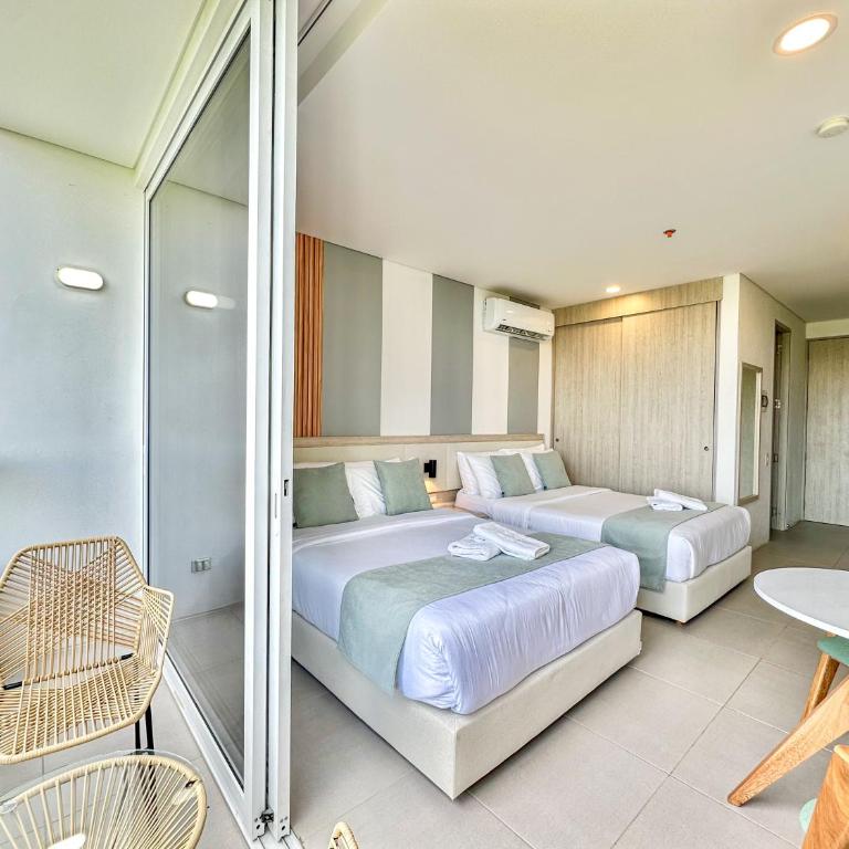 Apartamentos Luxury Hotel Porto Horizonte - AR Rentals - Apartamento de 1 dormitorio con balcón y vistas a la montaña - 2