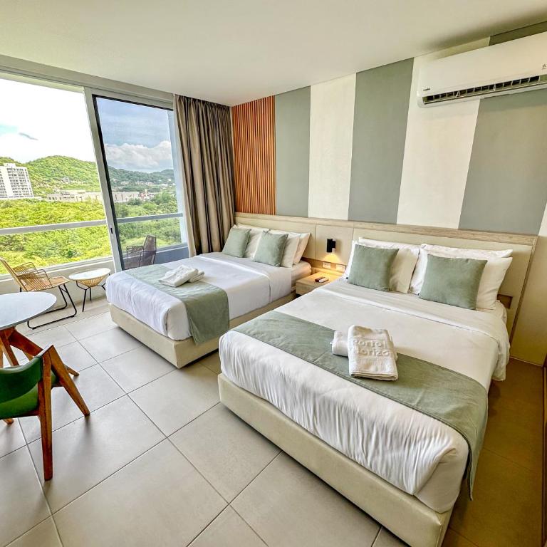 Apartamentos Luxury Hotel Porto Horizonte - AR Rentals - Apartamento de 1 dormitorio con balcón y vistas a la montaña - 7