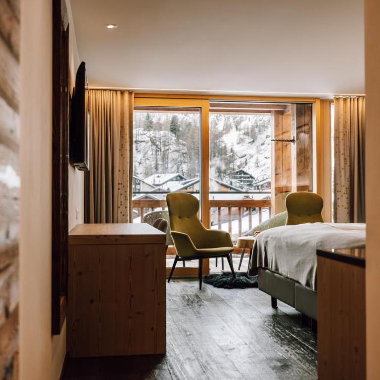 Europe Hotel & Spa - Design Doppelzimmer mit Blick auf das Matterhorn - 12