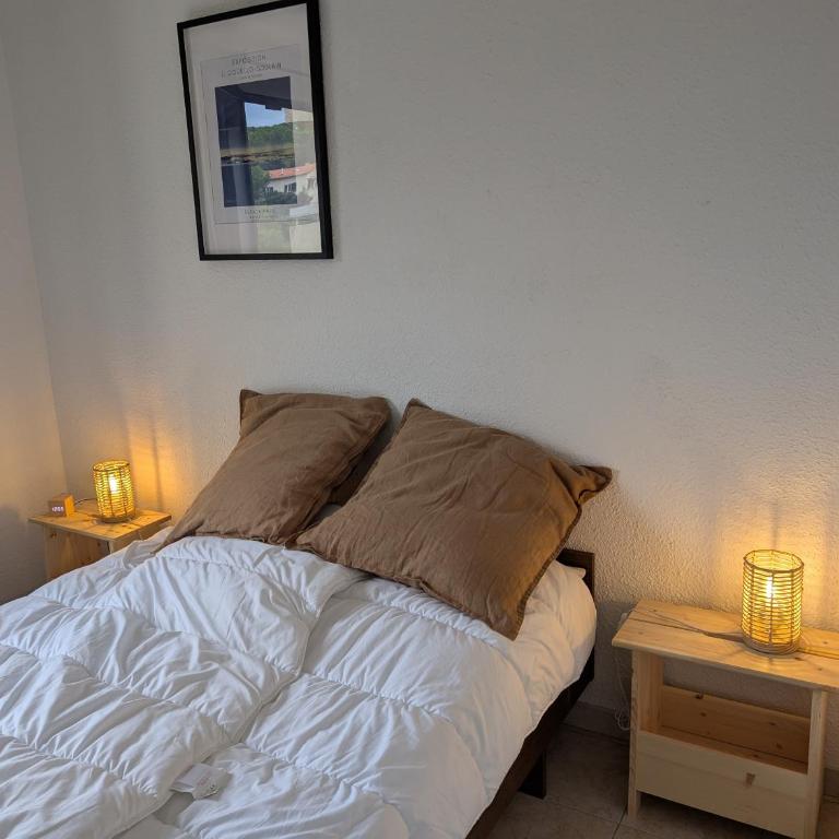 Superbe appartement T2 à 3mn à pied de la plage de Cap Long - Appartamento con 1 Camera da Letto - 10