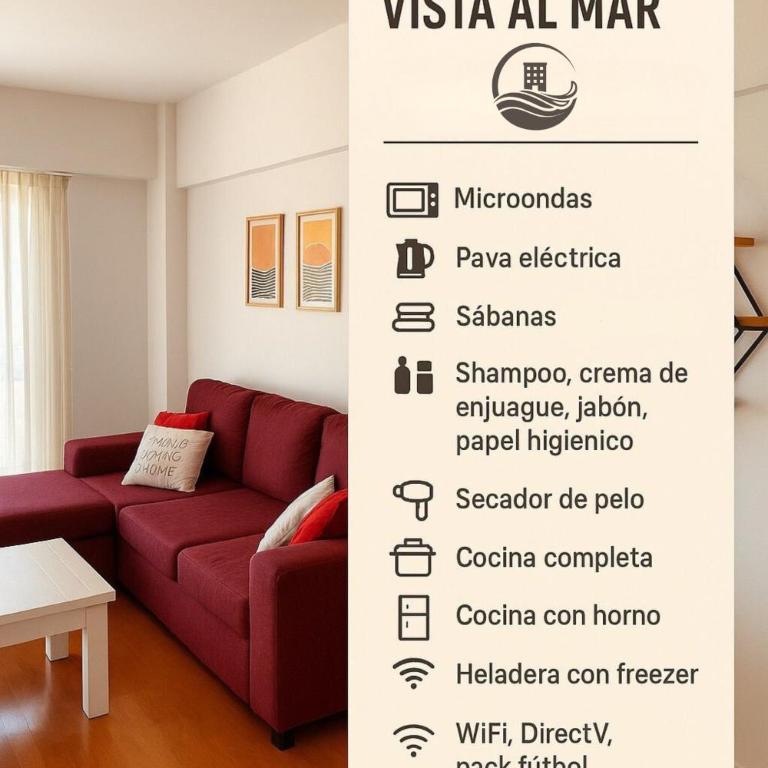 Departamento vista al mar - Two-Bedroom Apartment - 1