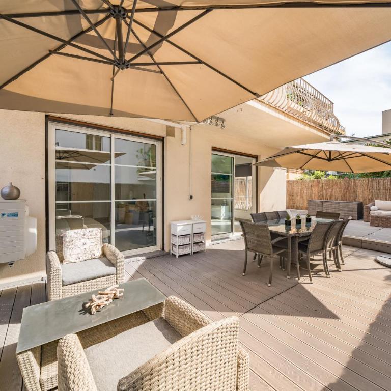 3 pièces rénové - Terrasse d'angle - Proche Croisette - Apartment mit 2 Schlafzimmern - 5
