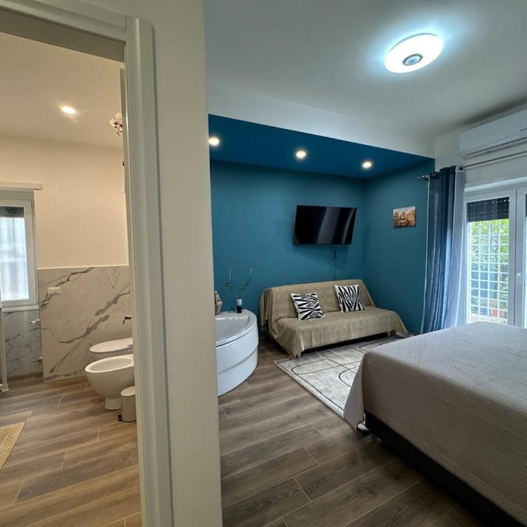 Colosseo-Torre Maura Modern Double Rooms Private EnSuite, WiFi & AC near Metro C - Camera Tripla con Terrazza - 30