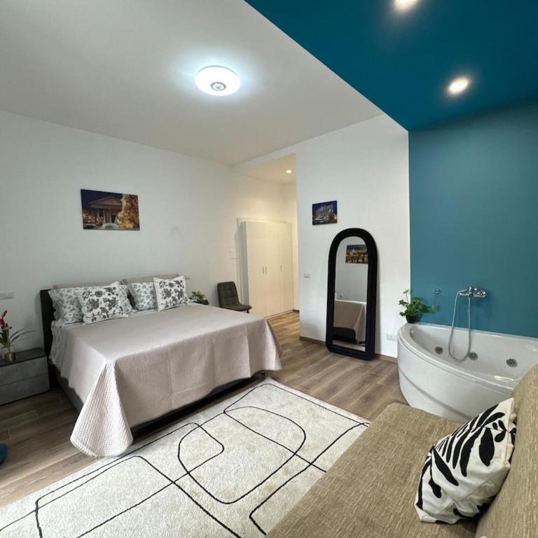 Colosseo-Torre Maura Modern Double Rooms Private EnSuite, WiFi & AC near Metro C - Camera Tripla con Terrazza - 51