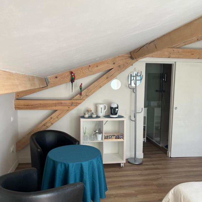 Les Voutes de Villebourbon - Chambre Double avec Terrasse - 3