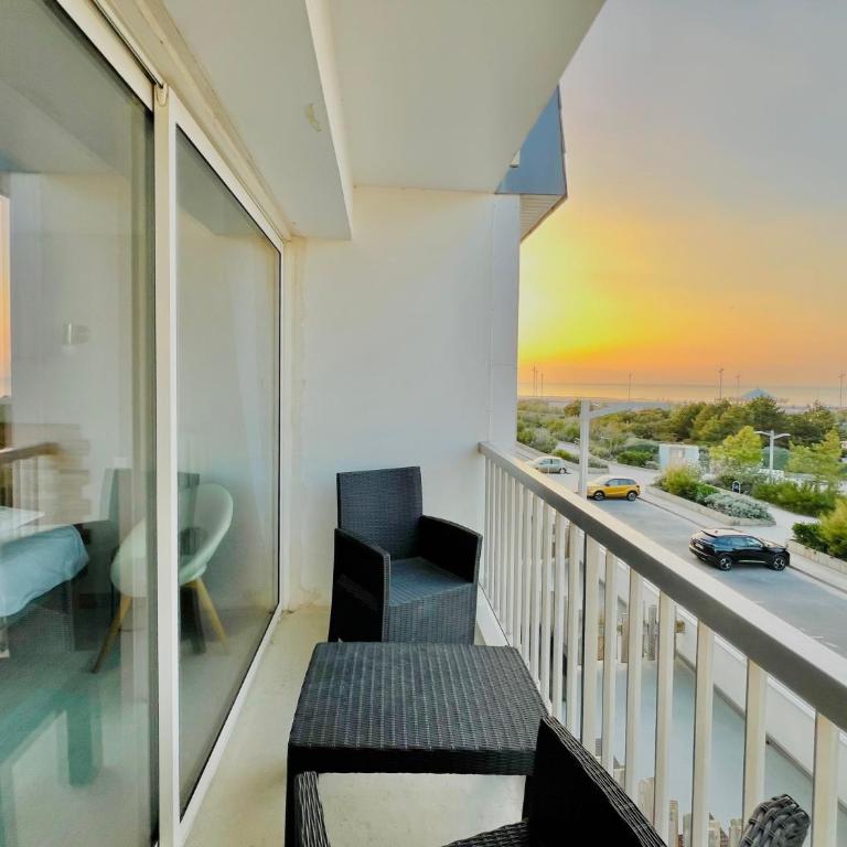 Hôtel Le Littoral - Berck sur Mer - Chambre Double avec Balcon - Vue sur Mer - 2