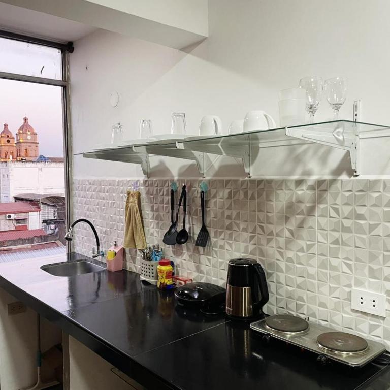 Moderno dpto céntrico con vista a la Catedral - Apartamento de 1 dormitorio - 18