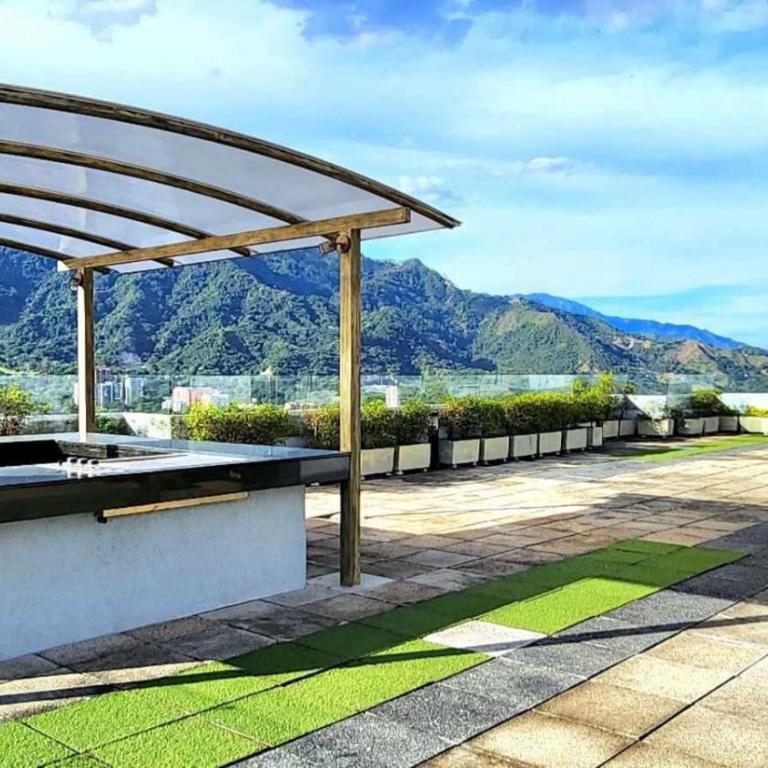 Apartaestudio cerca centros comerciales -Refugio romantico - Apartamento de 1 Dormitorio con balcón y vistas a la ciudad - 20
