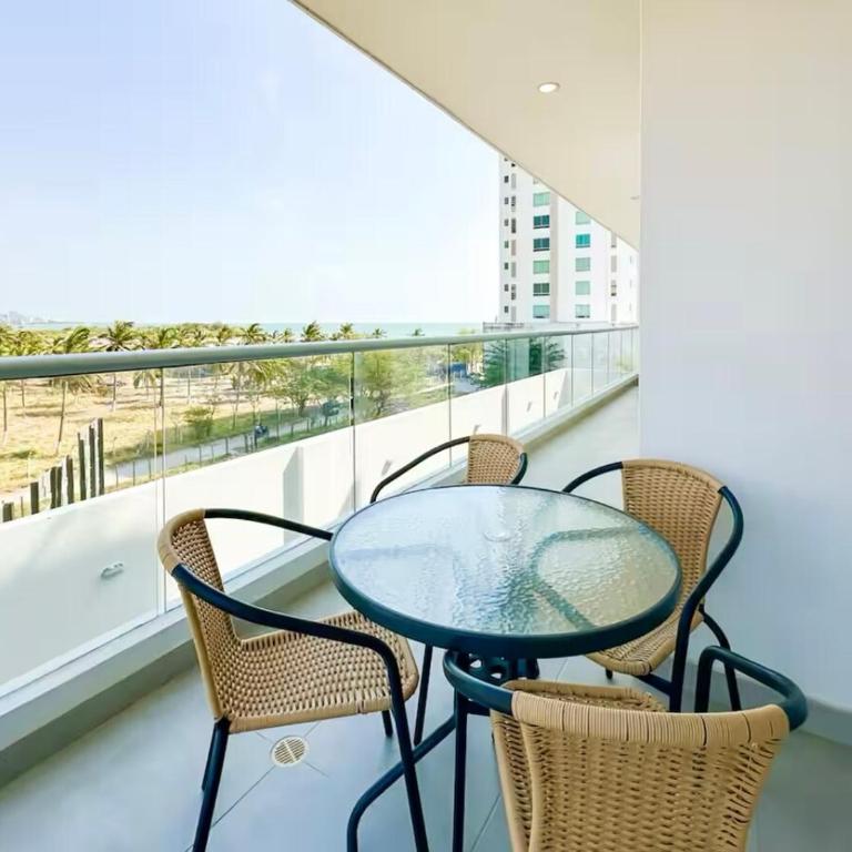 Apartamento en Santa Marta con piscina y playa - Three-Bedroom Apartment with Sea View - 18