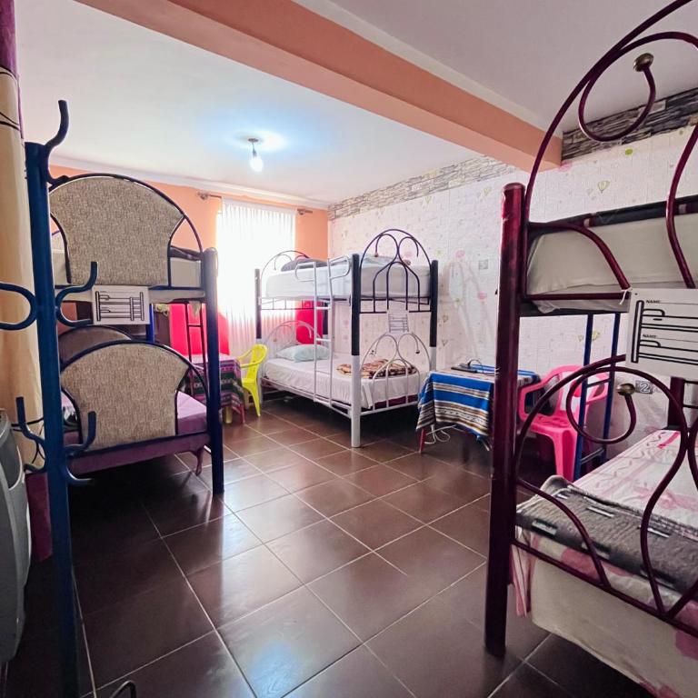 Backpackers Oruro B&B - Cama Individual en dormitorio compartido de 6 camas - 5