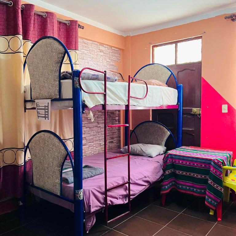 Backpackers Oruro B&B - Cama Individual en dormitorio compartido de 6 camas - 6