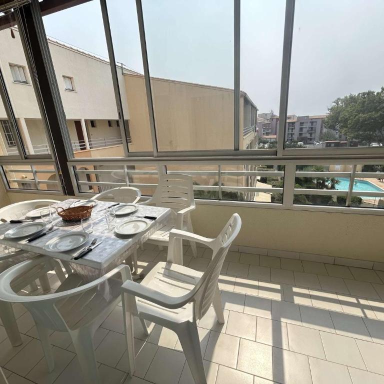 Appt 3 pièces 6 couchages CAP D'AGDE CT580-434 - Apartment mit Poolblick - 7