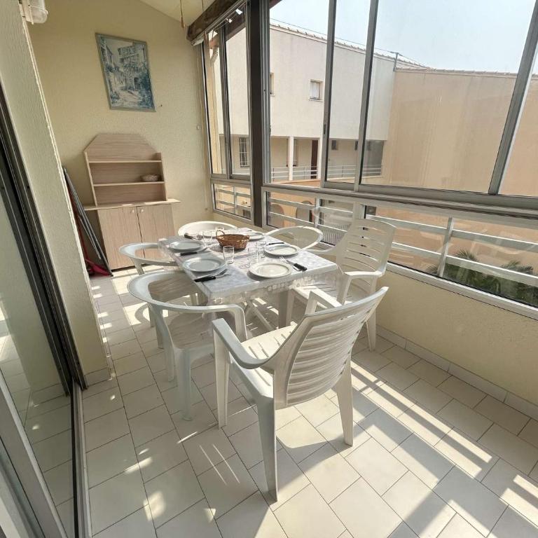 Appt 3 pièces 6 couchages CAP D'AGDE CT580-434 - Apartment mit Poolblick - 8