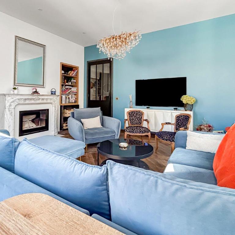 Grand T4 Luxe, SPA, Cheminée Baby-foot, Jardin - Three-Bedroom Apartment - 13