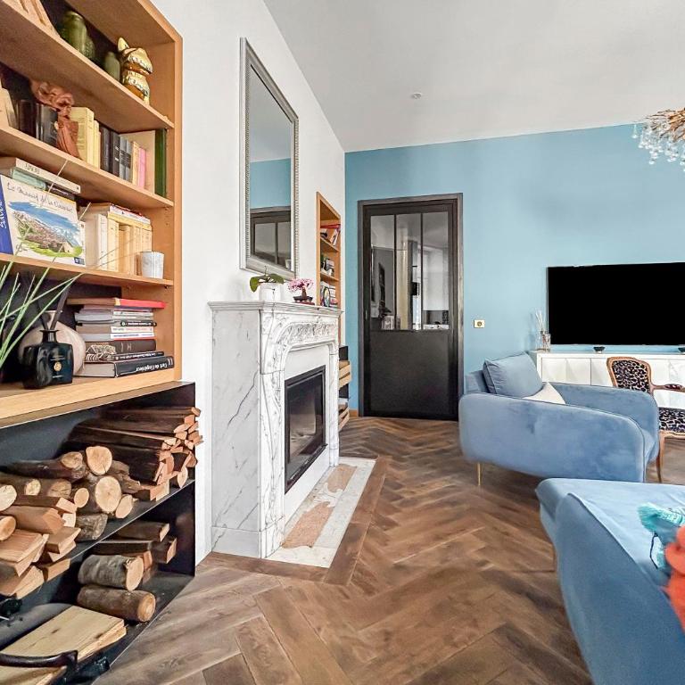 Grand T4 Luxe, SPA, Cheminée Baby-foot, Jardin - Three-Bedroom Apartment - 17