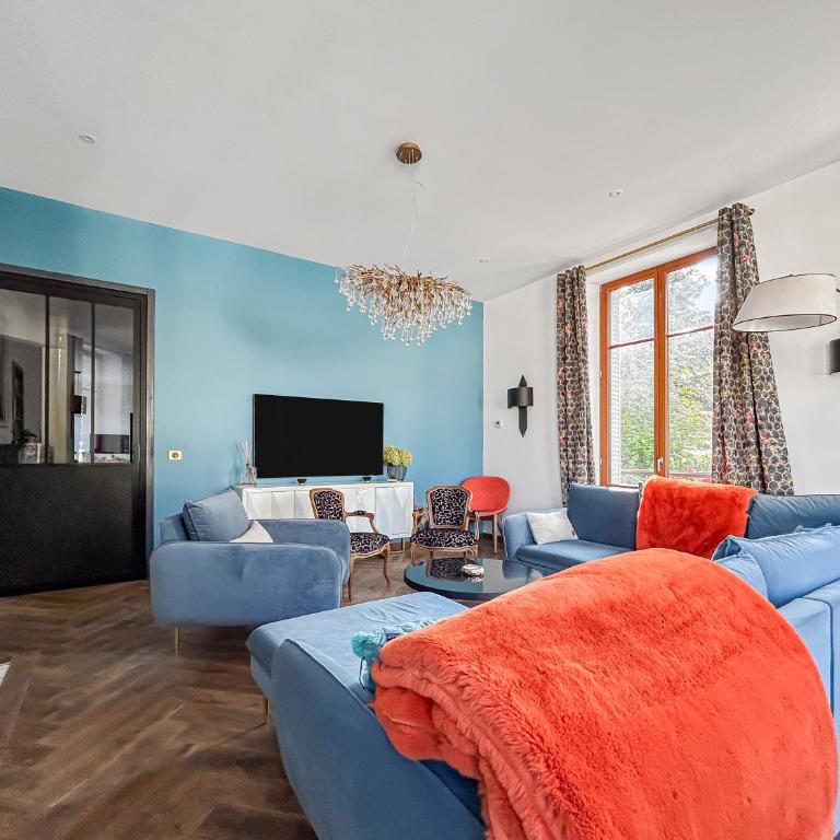 Grand T4 Luxe, SPA, Cheminée Baby-foot, Jardin - Three-Bedroom Apartment - 14