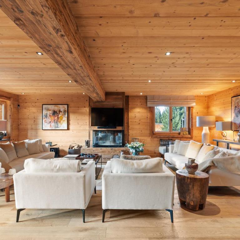 Chalet Ysalpe - Vue montagne hammam sauna jacuzzi et salle cinéma - Chalet - 4