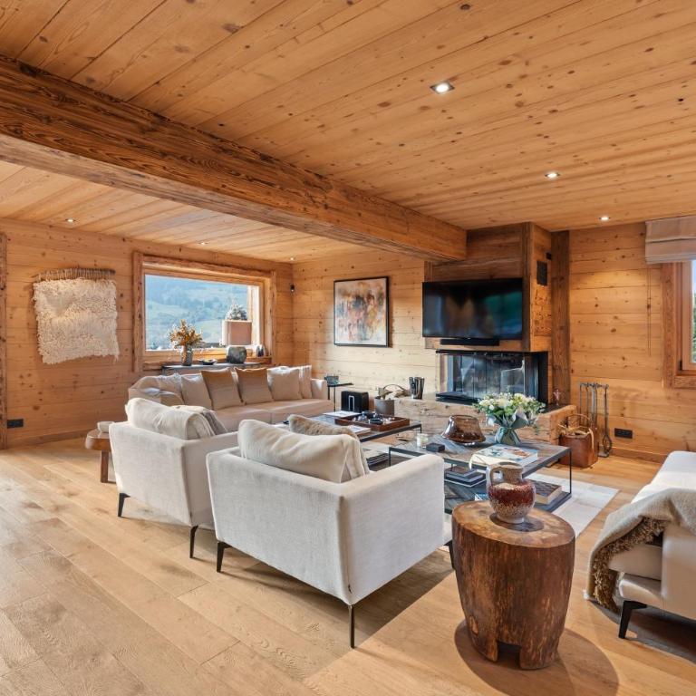 Chalet Ysalpe - Vue montagne hammam sauna jacuzzi et salle cinéma - Chalet - 7