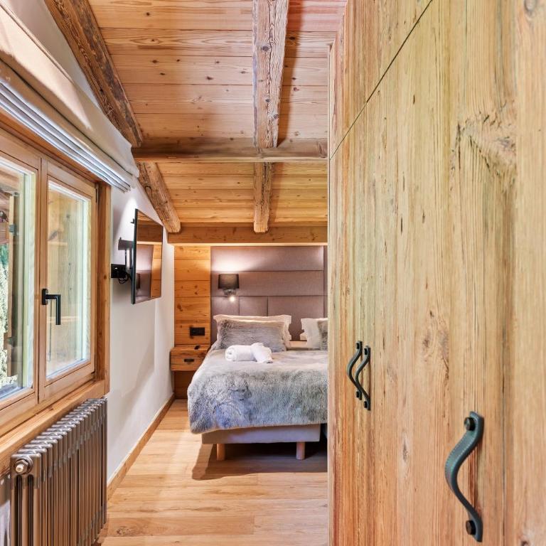 Chalet Ysalpe - Vue montagne hammam sauna jacuzzi et salle cinéma - Chalet - 29