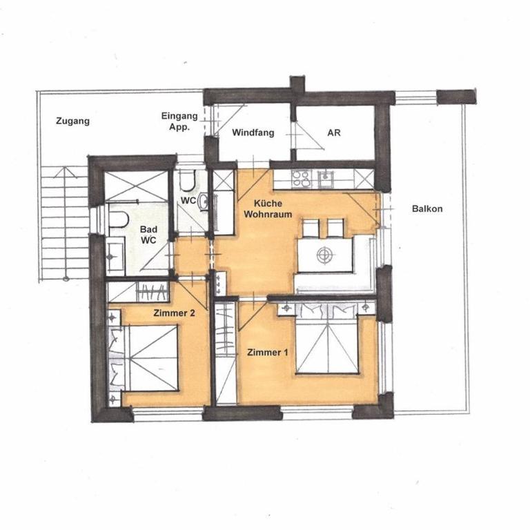 Haus Talblick Flachau - Appartement 2 Chambres avec Salle de Bains - 2