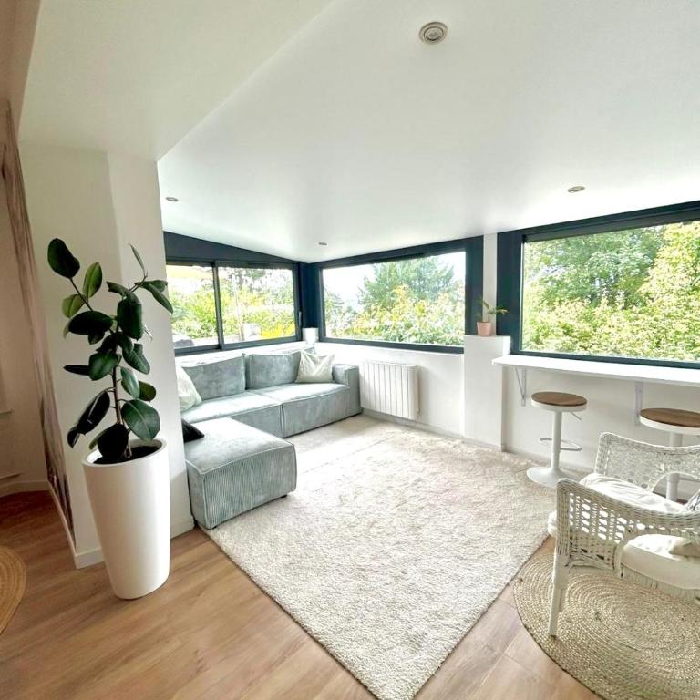 Le Paisible - Duplex 5 pers, Parking, Terrasse et Vue lac - Appartamento con 1 Camera da Letto - 1