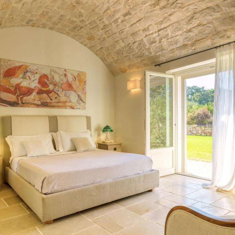 Masseria Saccente - Camera Matrimoniale con Bagno Privato - 8