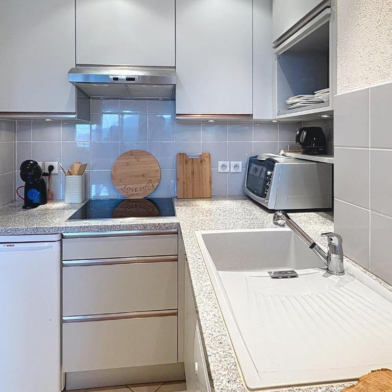 Cocon moderne vue pistes - Balcon sud- télécabine 160 m - Apartment mit 1 Schlafzimmer - 5