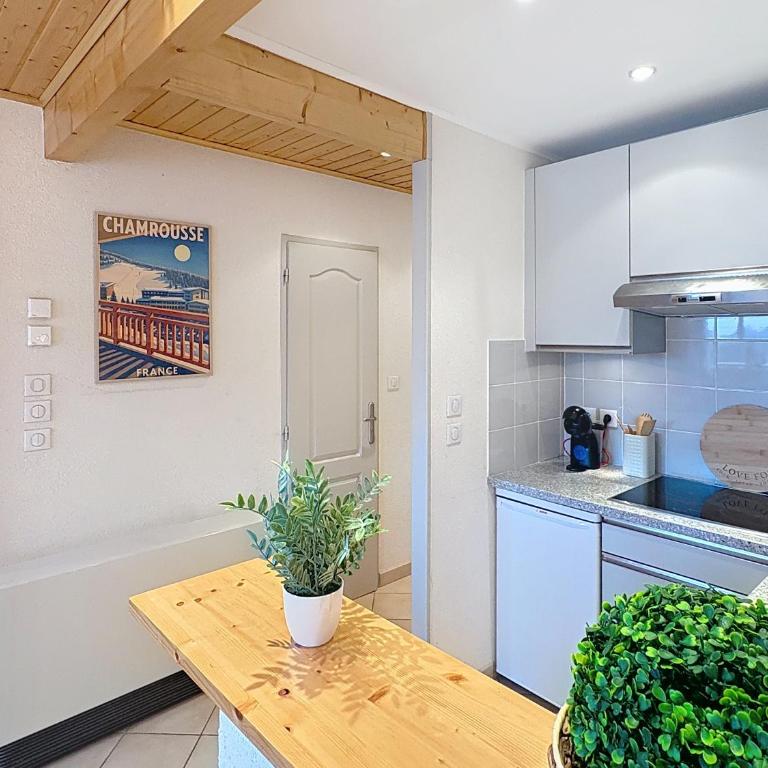 Cocon moderne vue pistes - Balcon sud- télécabine 160 m - Apartment mit 1 Schlafzimmer - 6