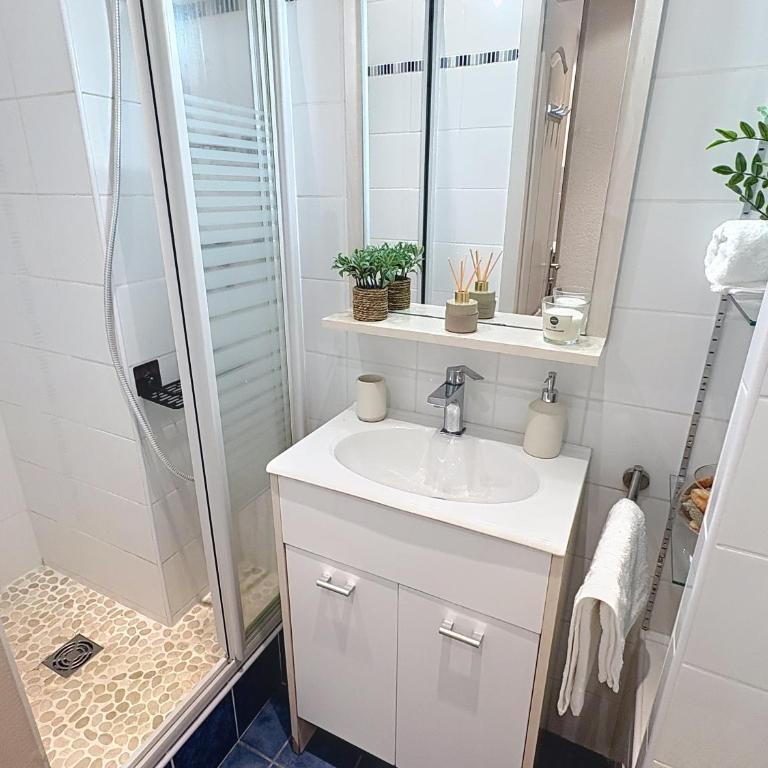 Cocon moderne vue pistes - Balcon sud- télécabine 160 m - Apartment mit 1 Schlafzimmer - 7