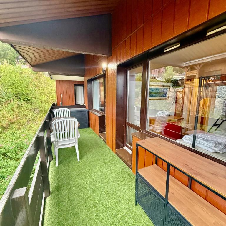 Charming 1 bedroom with spa - La Plagne 1800 - Appartamento con 1 Camera da Letto - 14